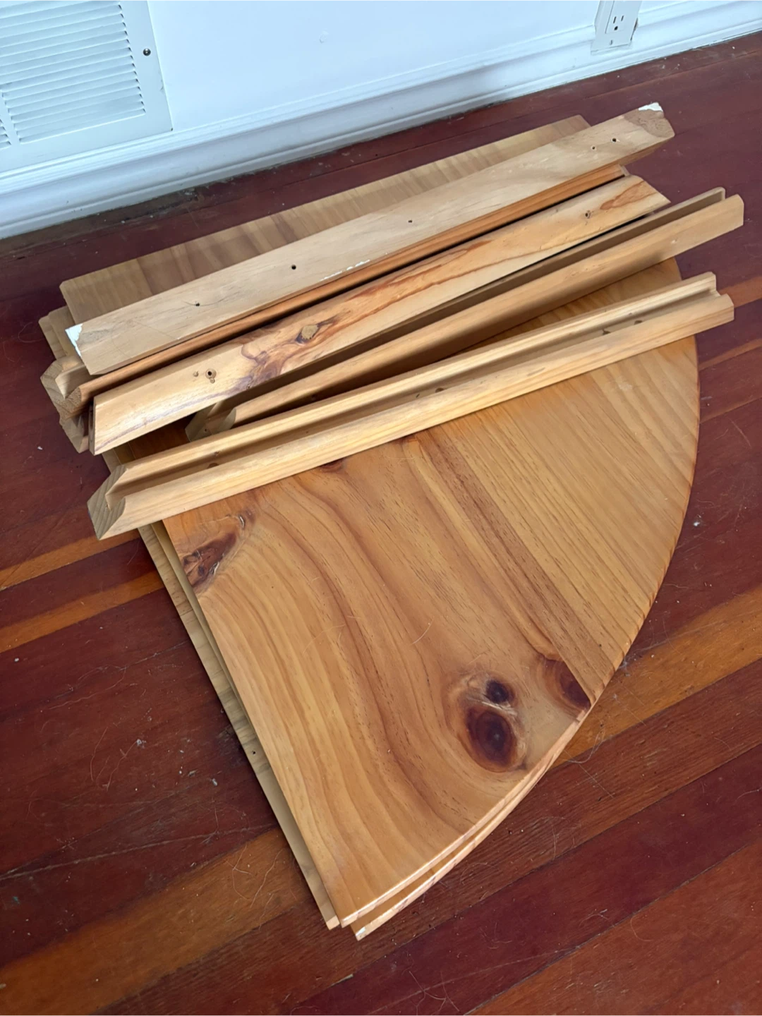 Wooden Corner Shelf
