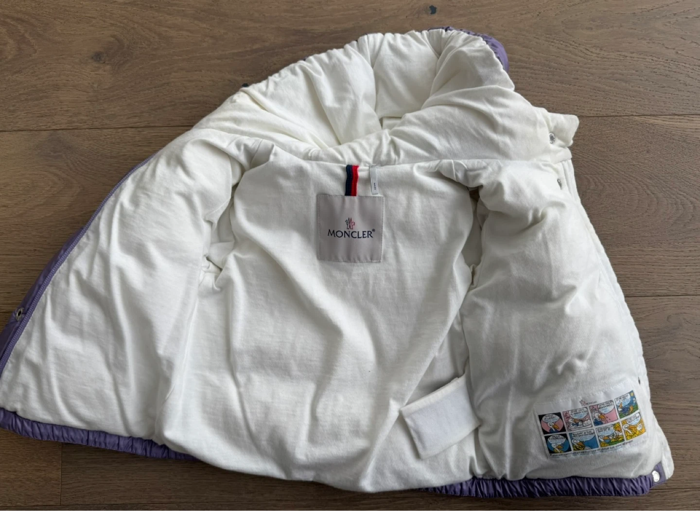 Light Purple Montcler Coat - Size 18M - photo 4