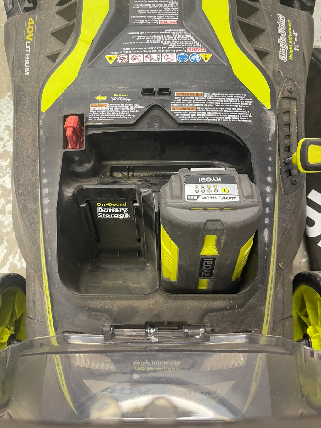 Ryobi 40V Lithium Self-Propelled Mower - photo 4