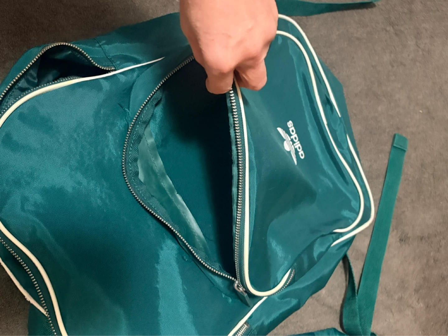 Vintage Teal Adidas Backpack - photo 4