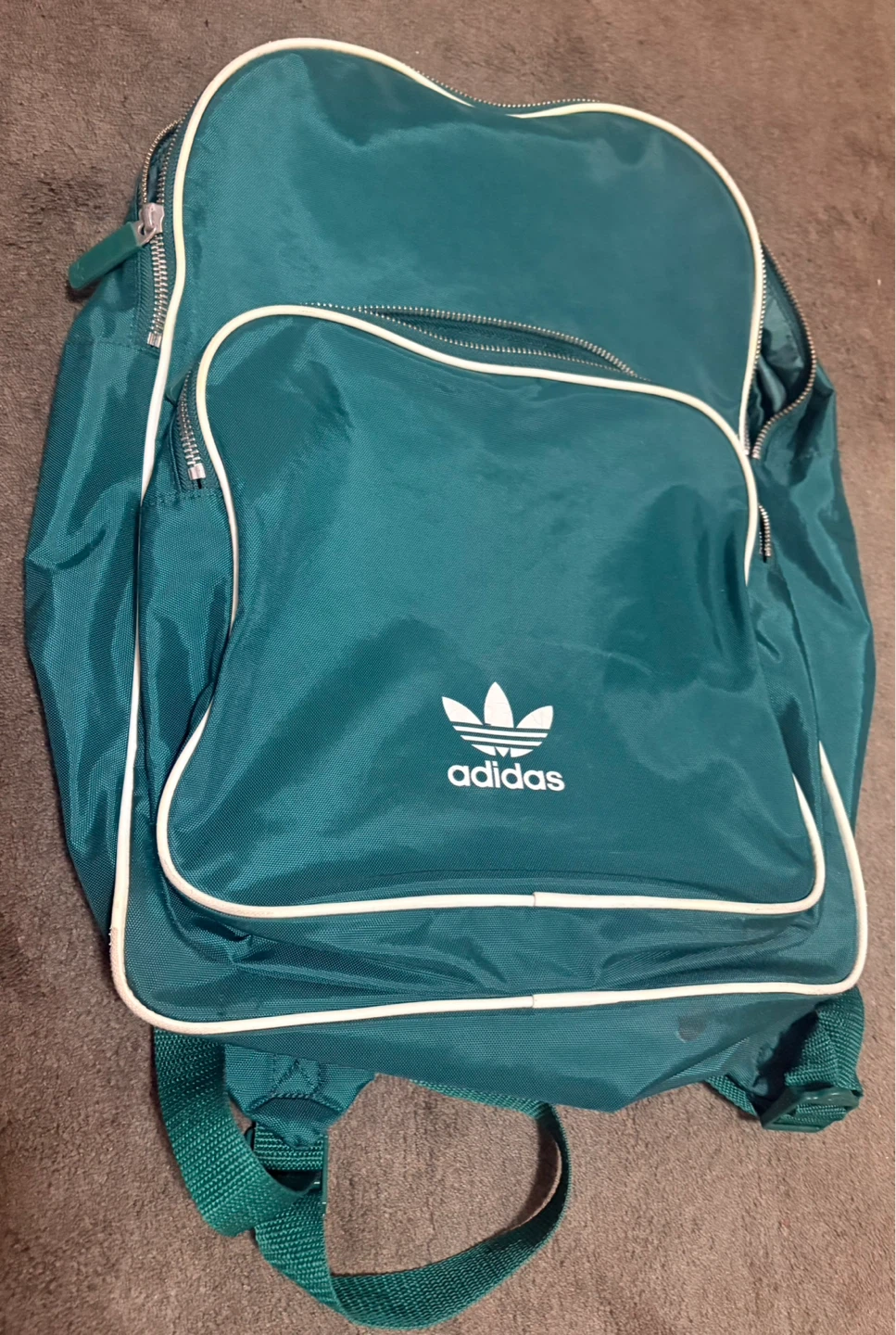 Vintage Teal Adidas Backpack