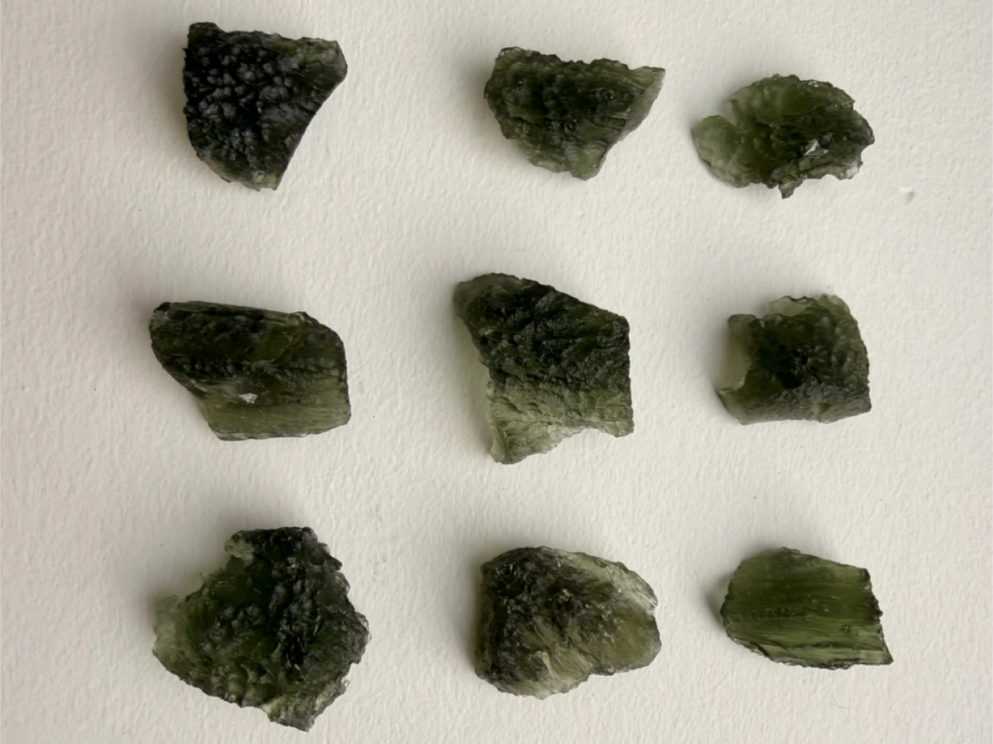 Moldavite Specimens