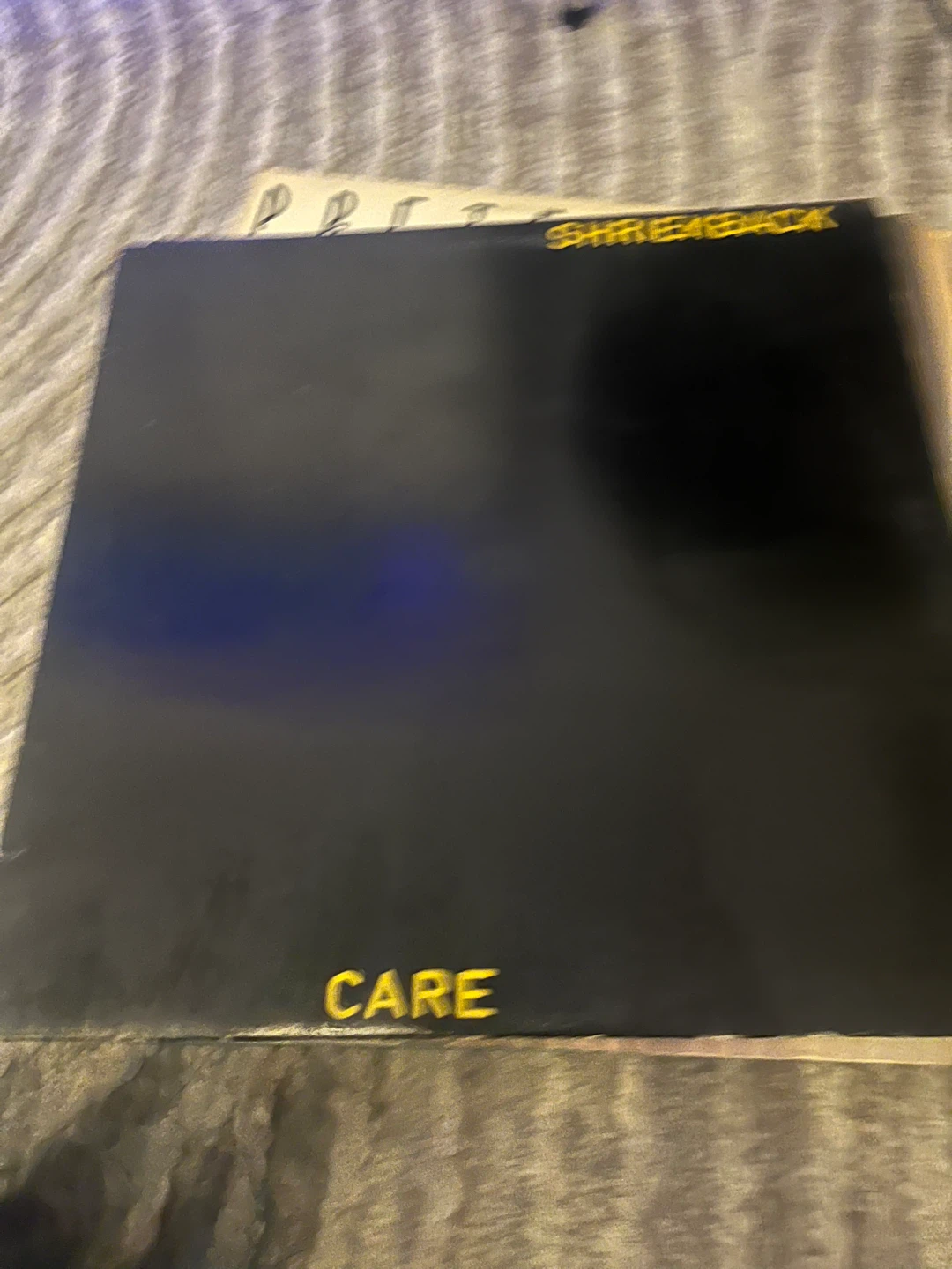 SHREDDIEBACK CARE Vinyl Record