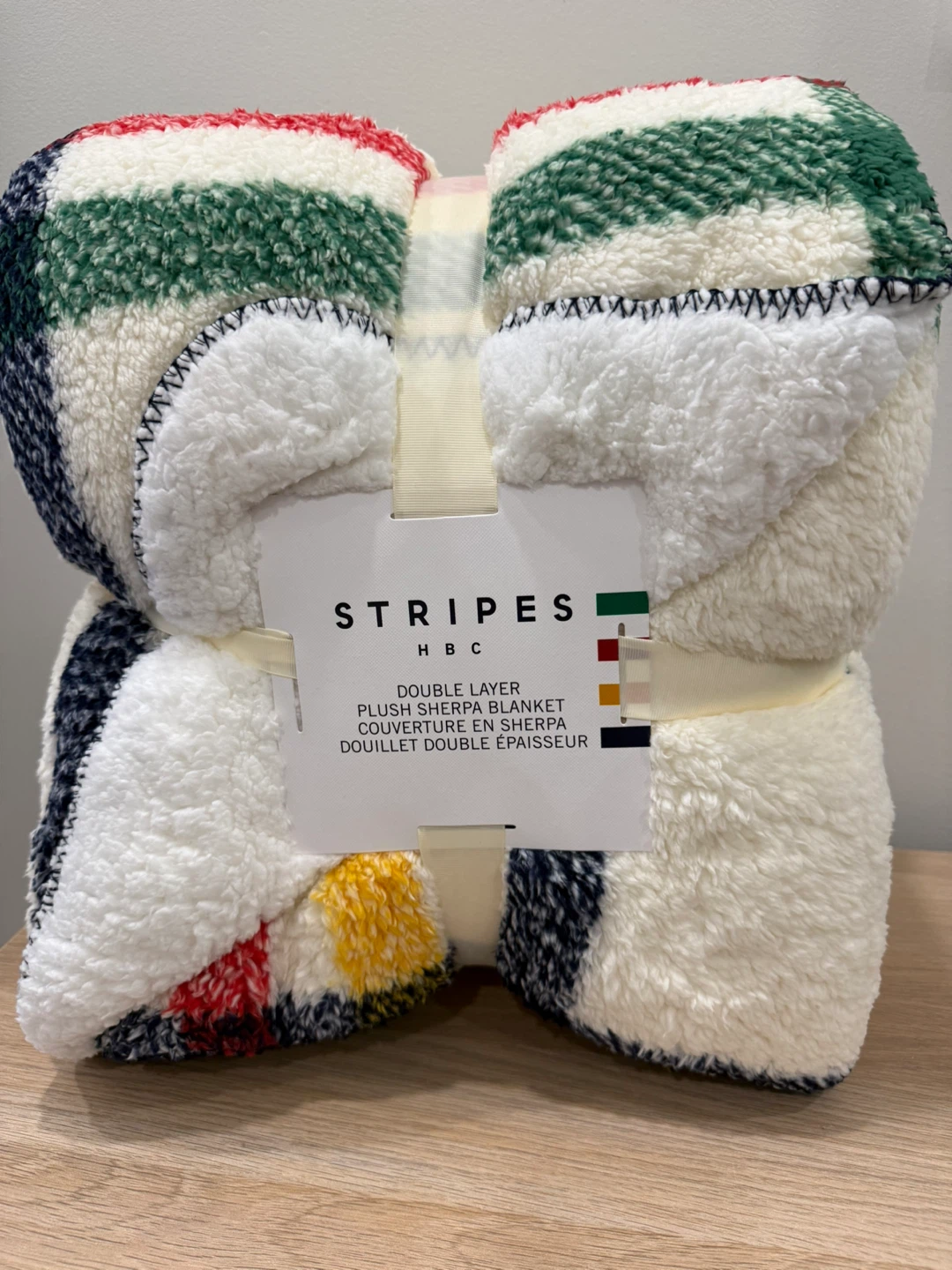 Hudson's Bay Queen size Double Layer Plush Sherpa Blanket