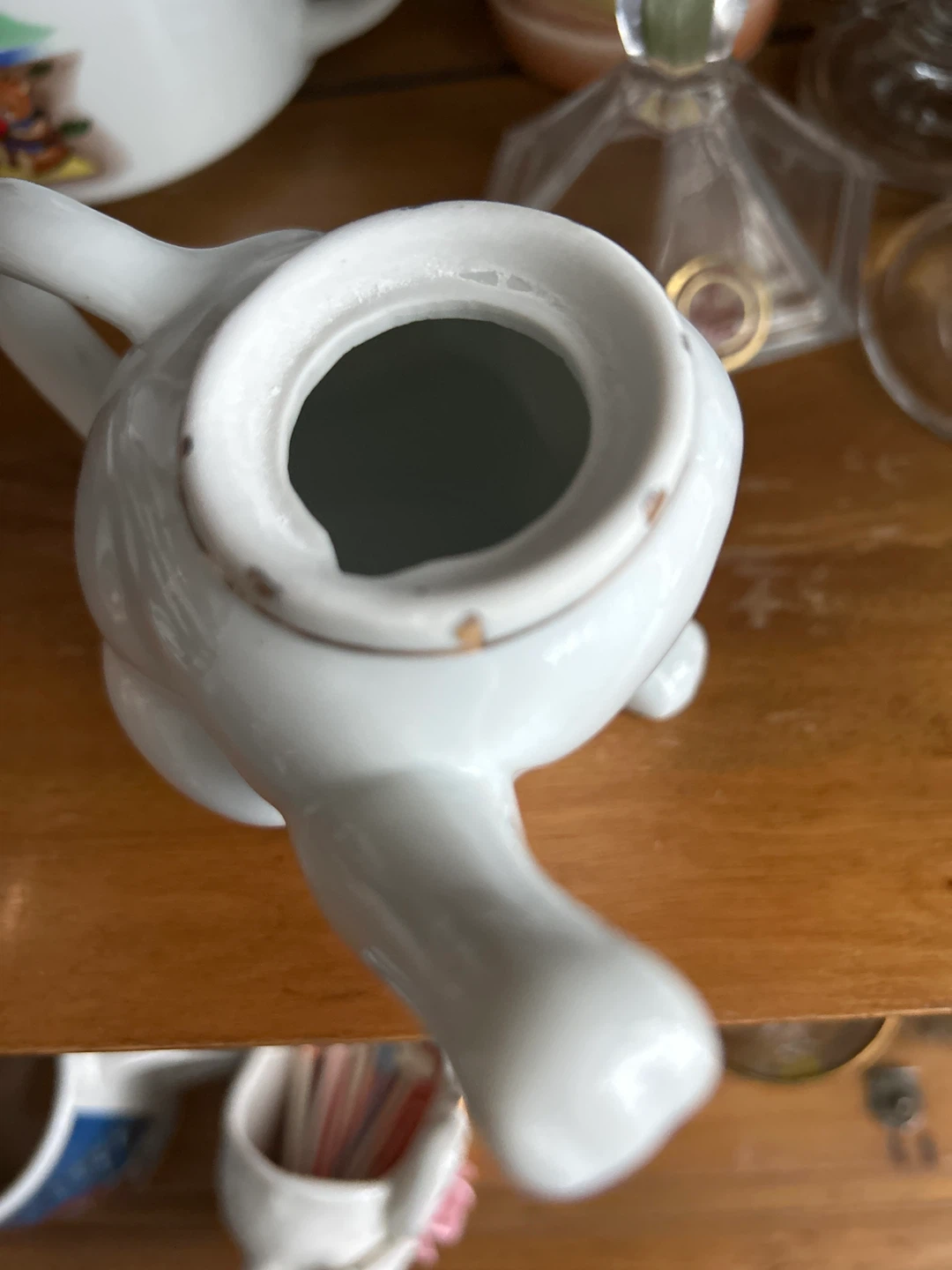 White Ceramic Cat Creamer Pitcher - photo 2