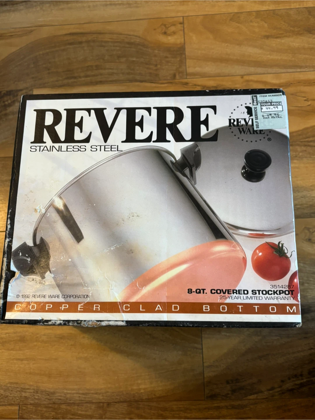 NEW Revere Stainless Steel 8-Qt. Covered Stockpot - photo 5