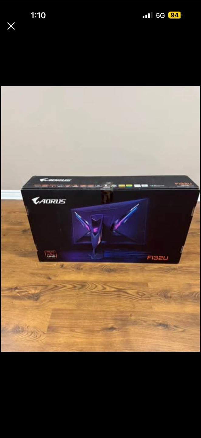 🔥Gigabyte Aorus FI32U 32” 4K Gaming Monitor – Open Box - photo 3