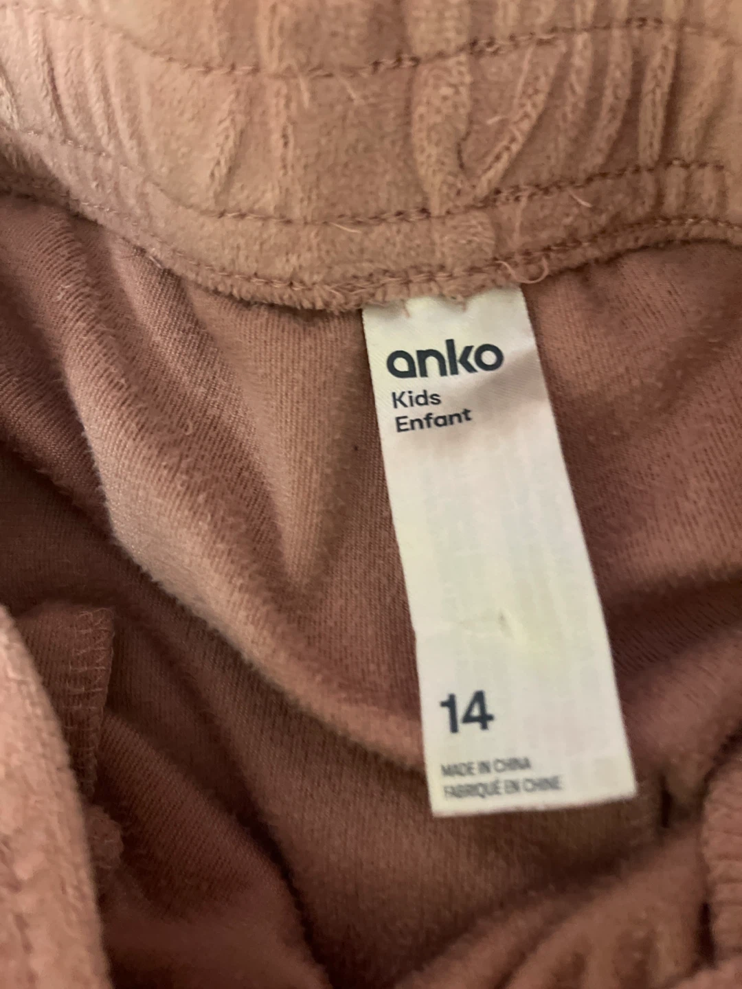 Anko Kids Velour Joggers Size 14 Pink - photo 2