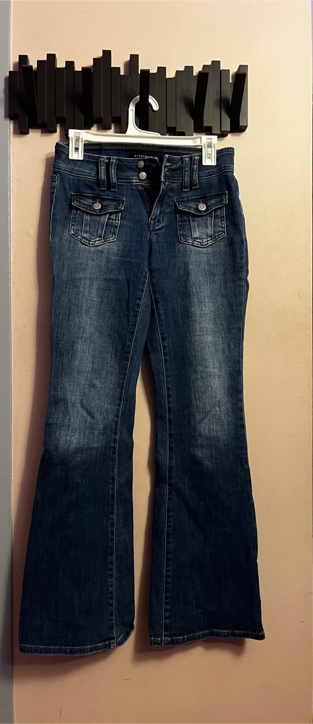 Aéropostale Low Rise Flare Jeans