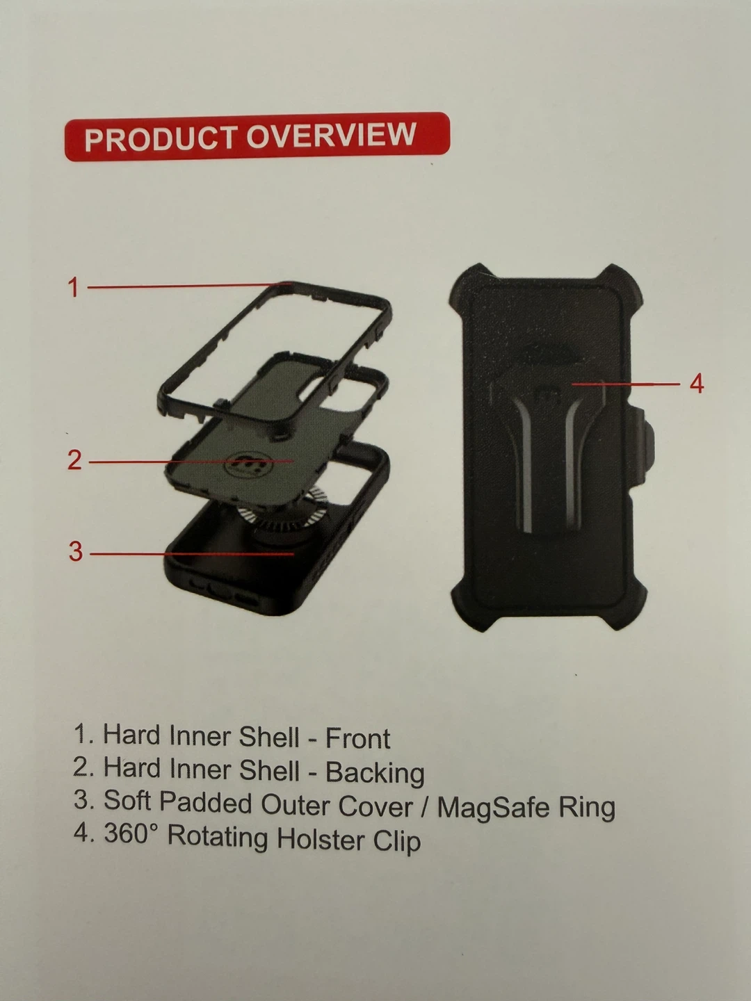 mybat PRO Maverick Series Holster Case for iPhone 16 Pro Max - photo 2
