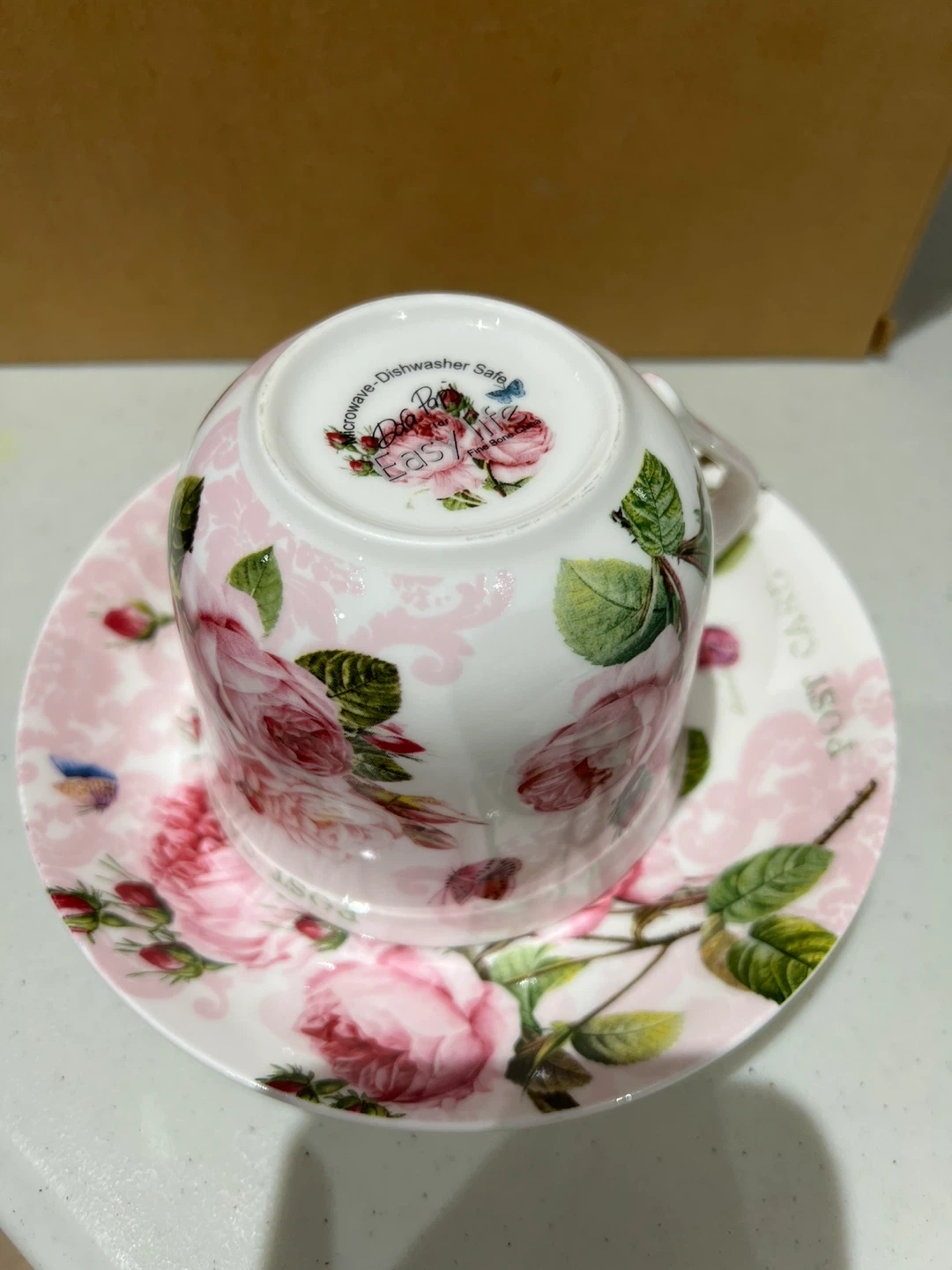Easy Life Fine Bone China Tea Cup and Saucer Set - photo 5
