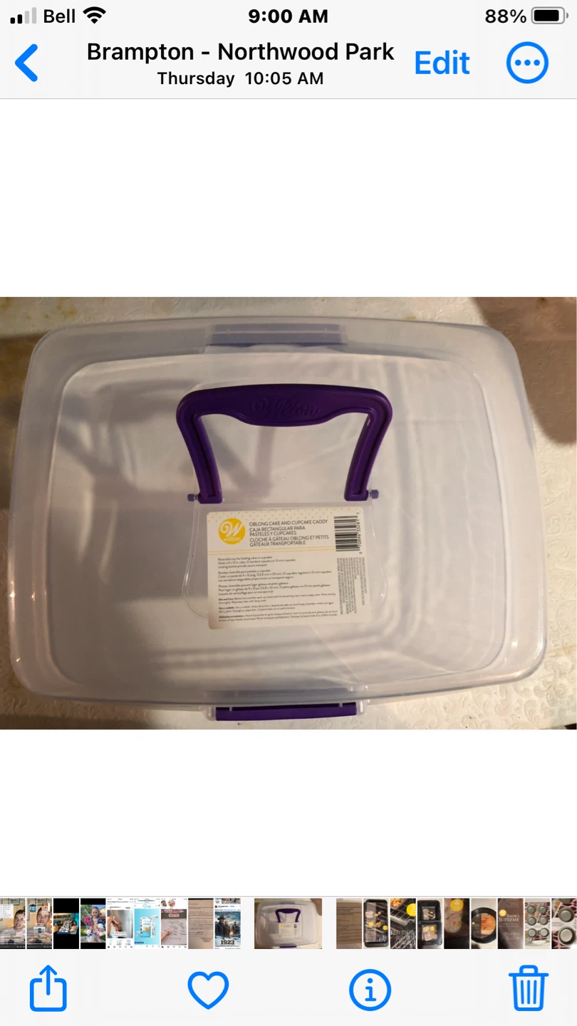 Wilton Oblong Cake and Cupcake Caddy - photo 2