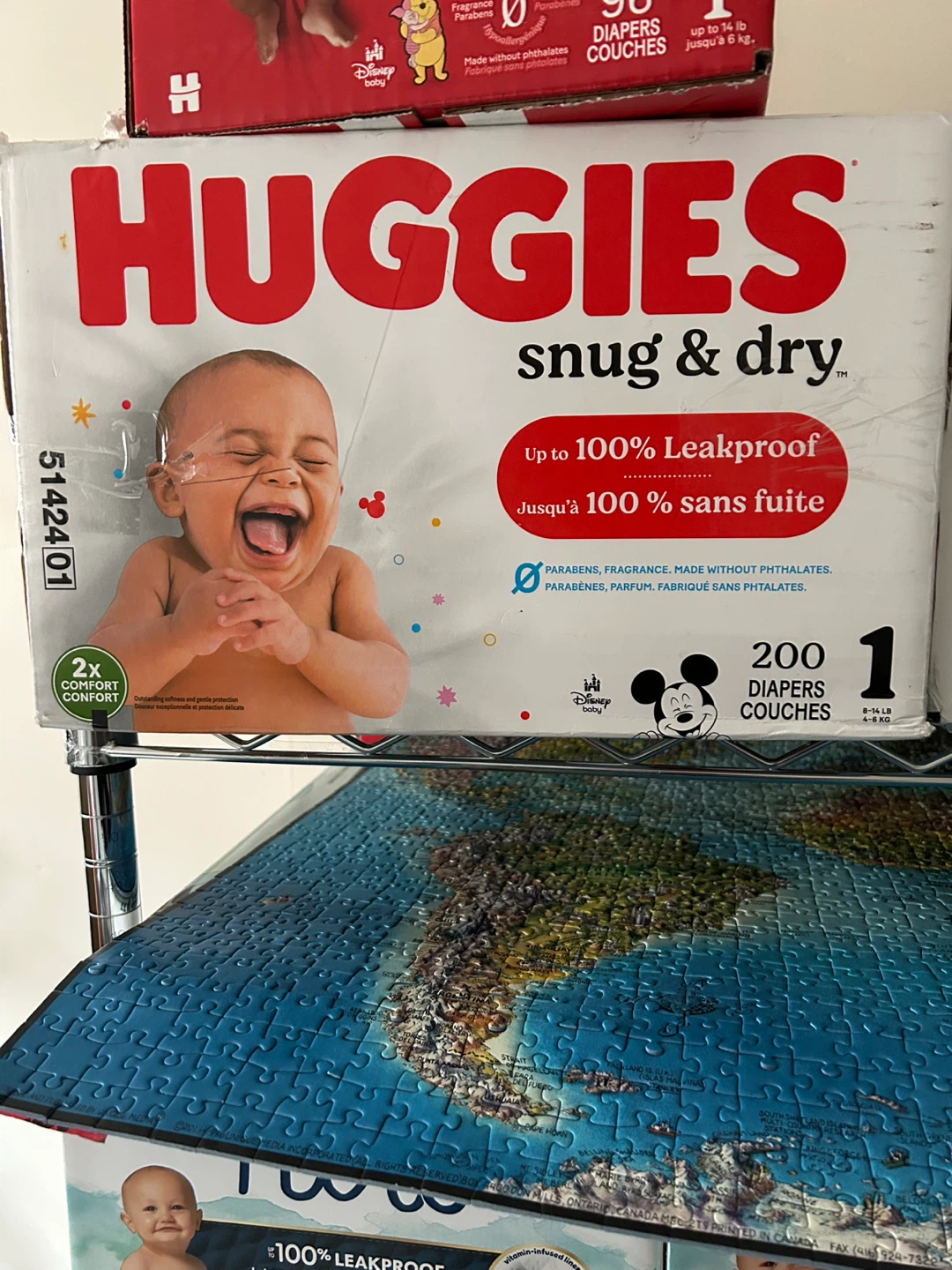 200 count - Huggies Snug & Dry Diapers Size 1