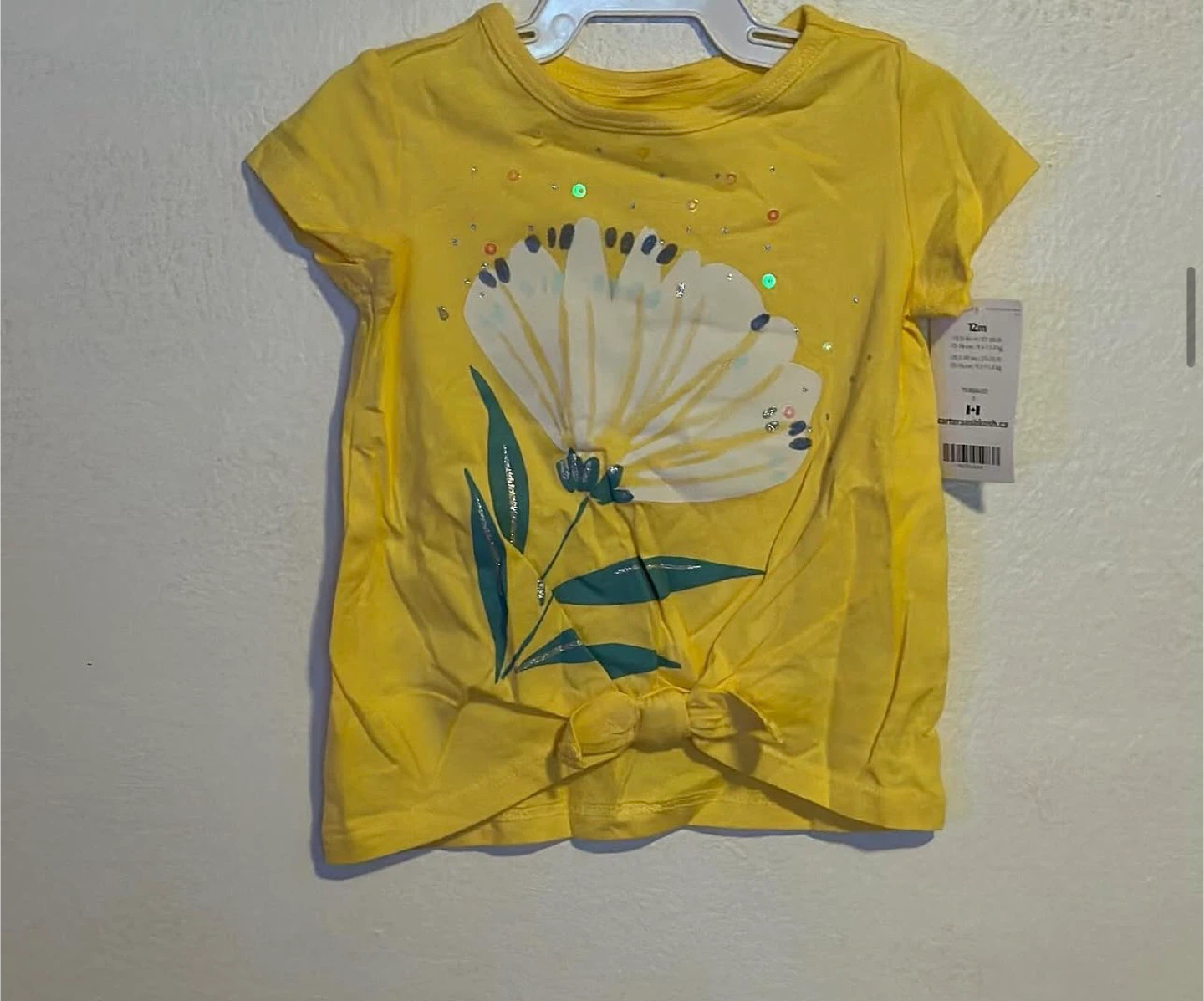 GIRLS TSHIRT (SIZE:12 MONTHS)
