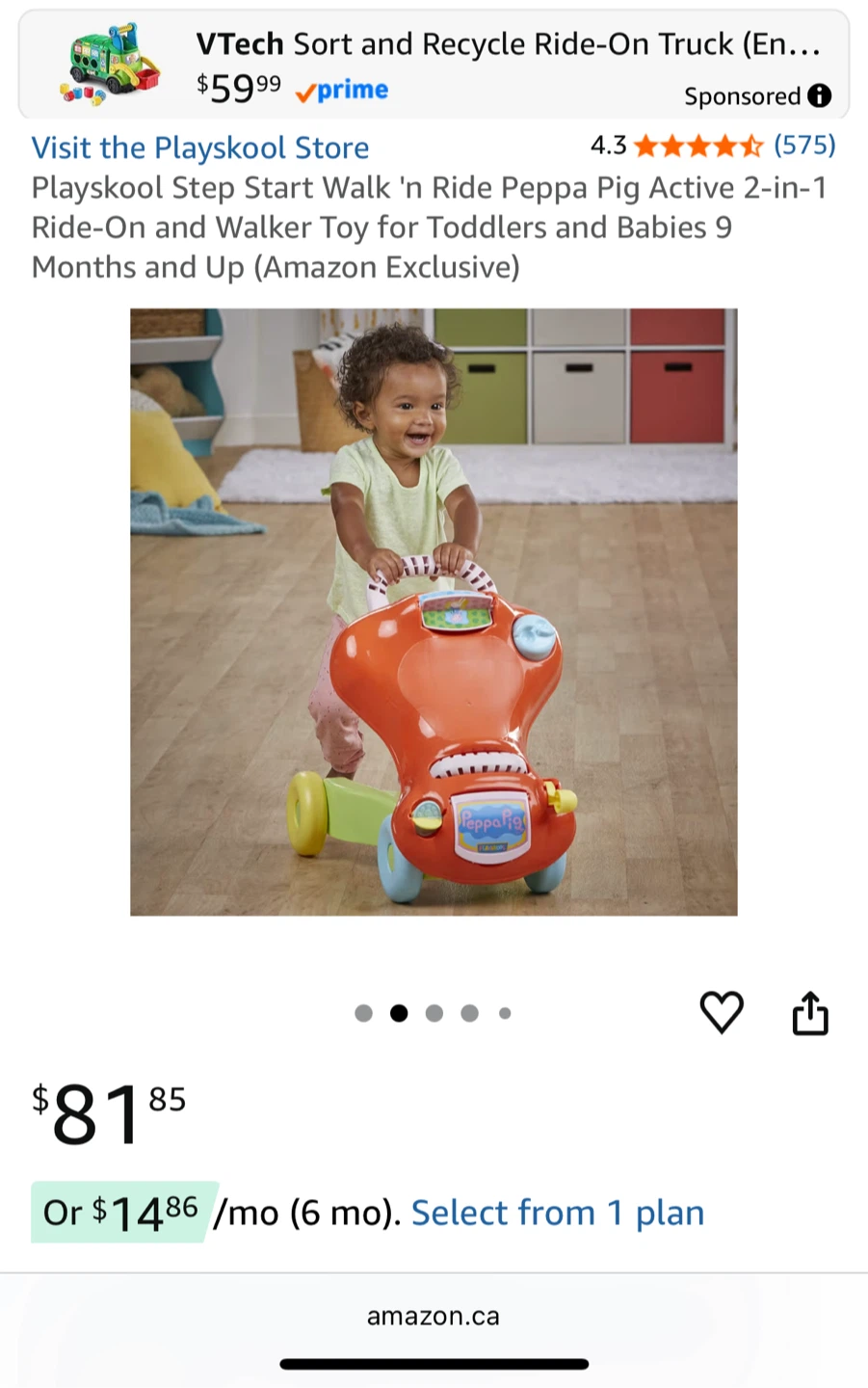 Playskool Ride-On Walker Toy - photo 2