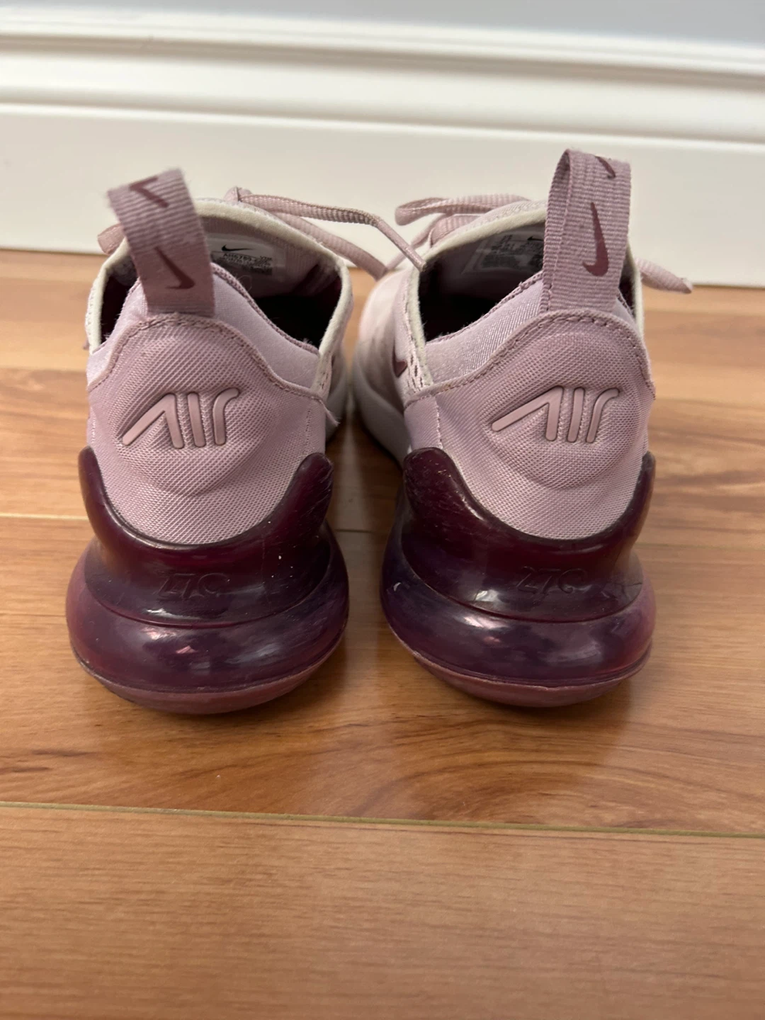 🥕 Nike Air Max 270 Women's Pink Sneakers Size 7.5 - photo 3