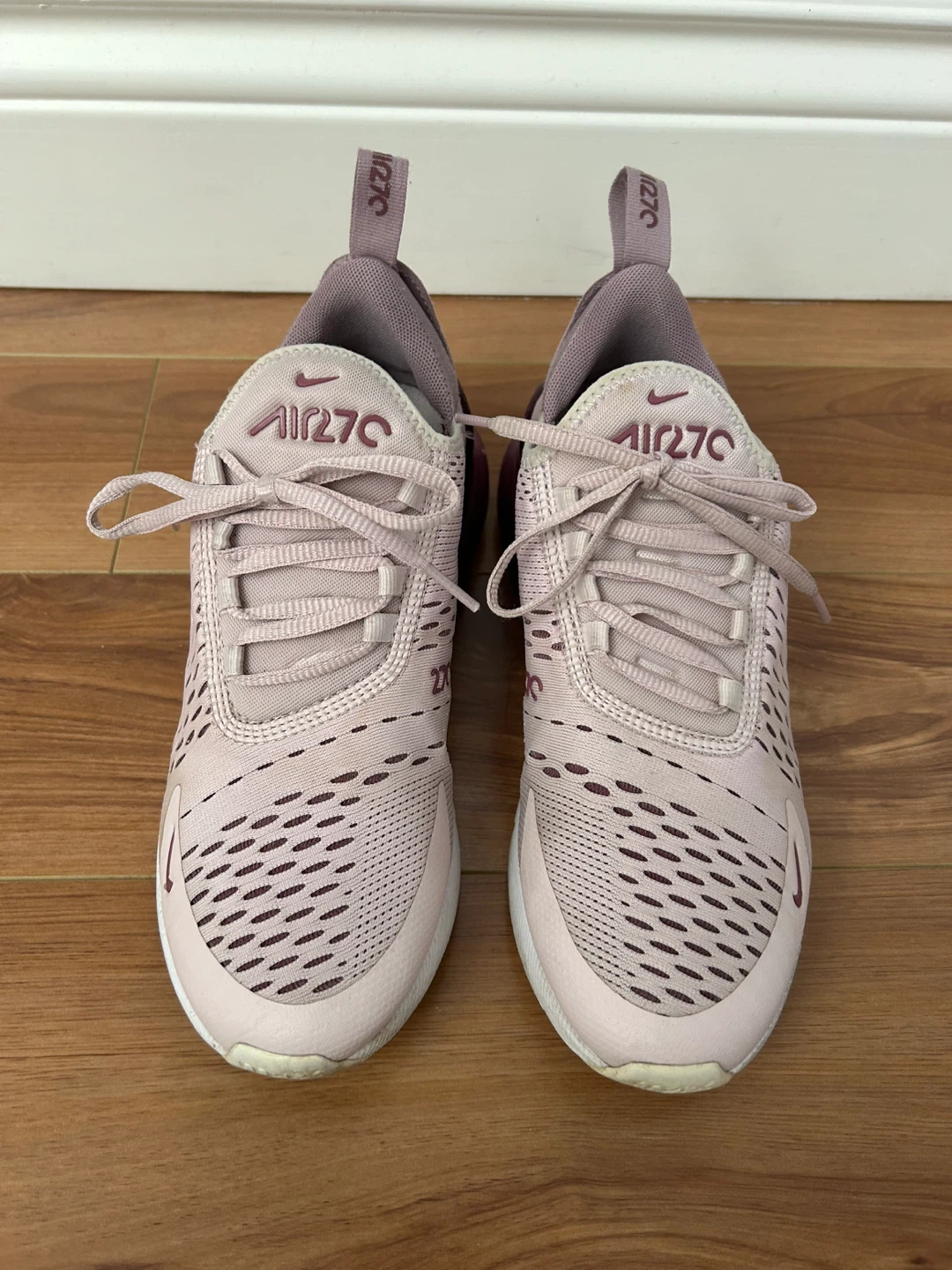 🥕 Nike Air Max 270 Women's Pink Sneakers Size 7.5 - photo 2