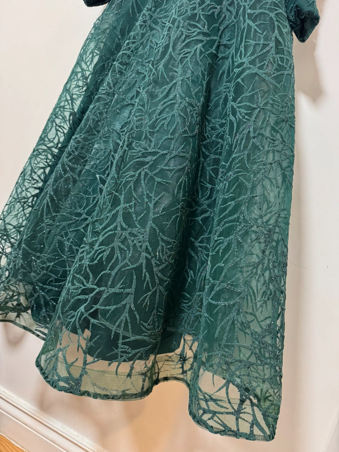 Emerald Green Burnout Dress - photo 3