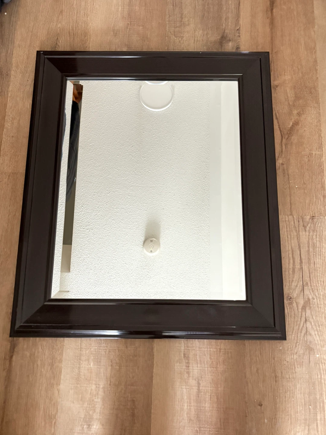 Brown Framed Wall Mirror