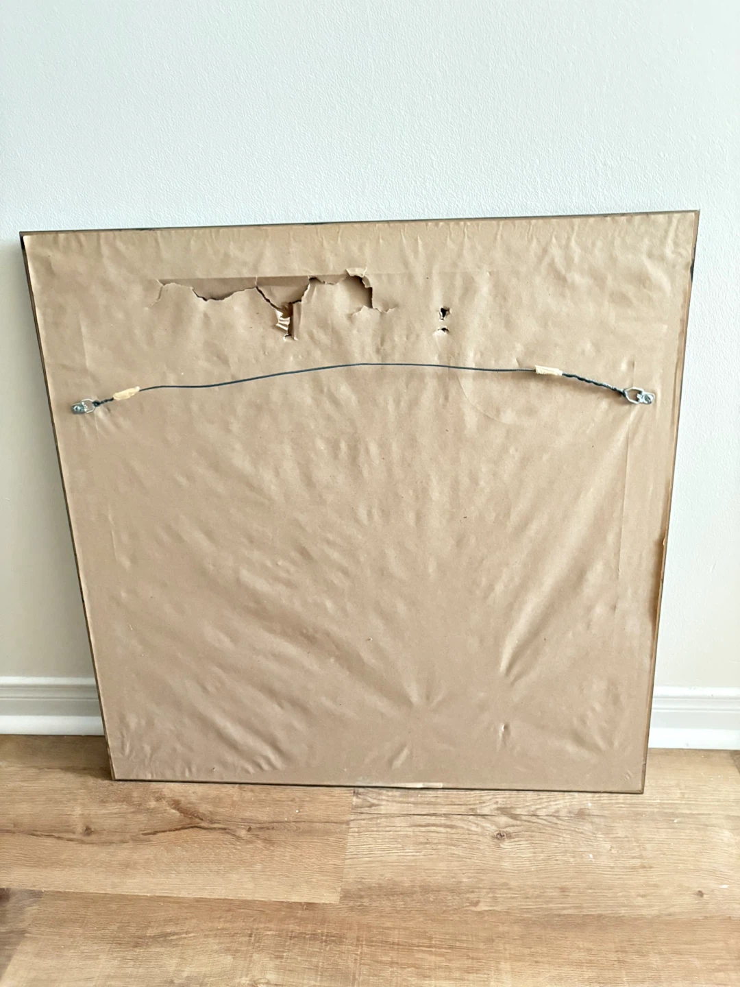 Brown Framed Wall Mirror - photo 2