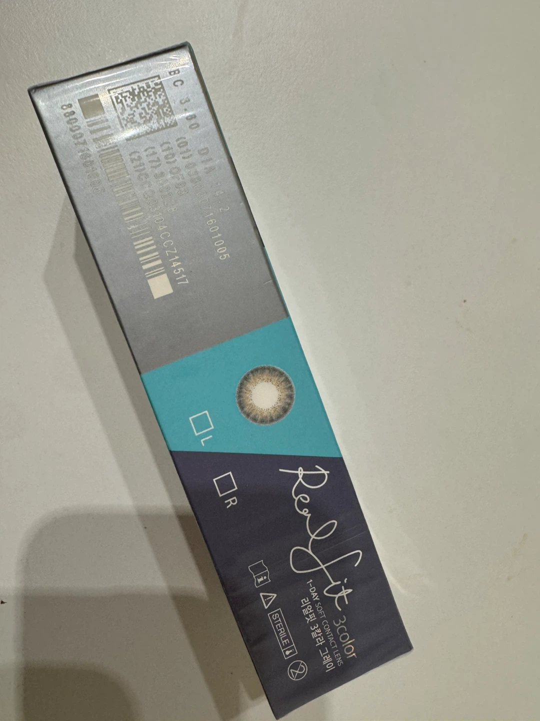 Real Fit 1-Day Soft Contact Lenses - 3 Color (30 lenses)