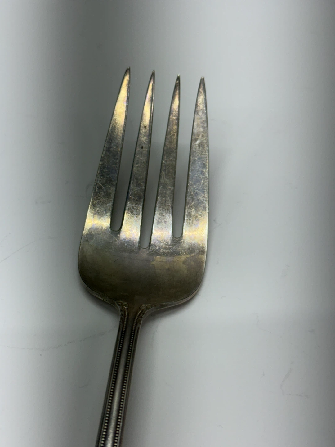 1847 Rogers Bros Remembrance Serving Fork Silverplate - photo 5