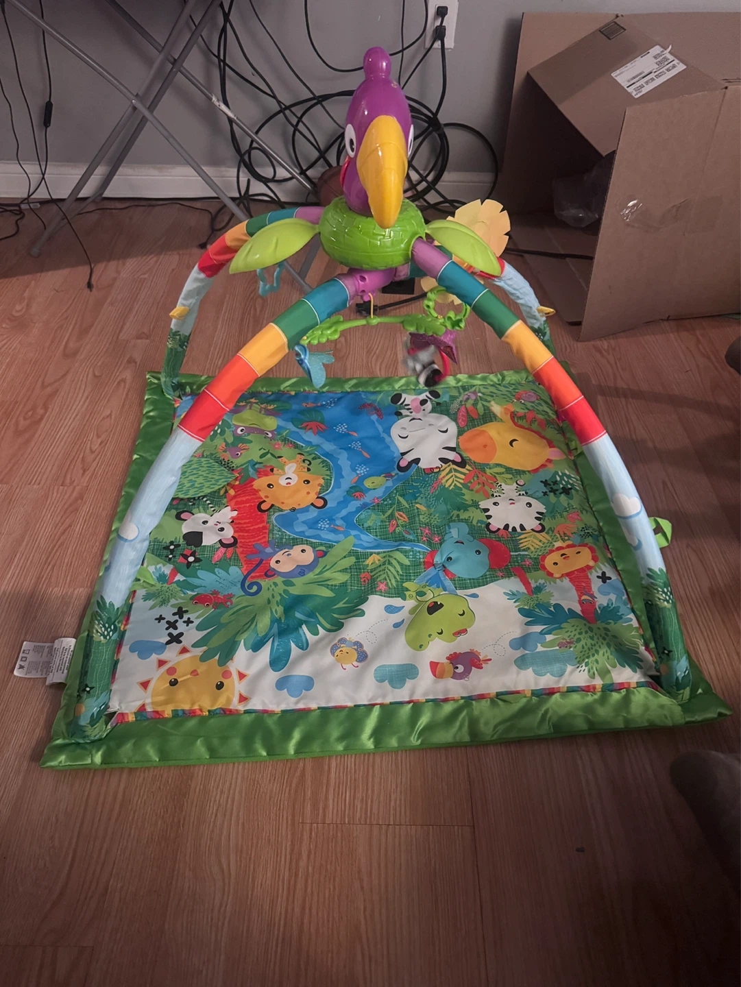 Fisher-Price Rainforest Music & Lights Deluxe Gym - photo 3