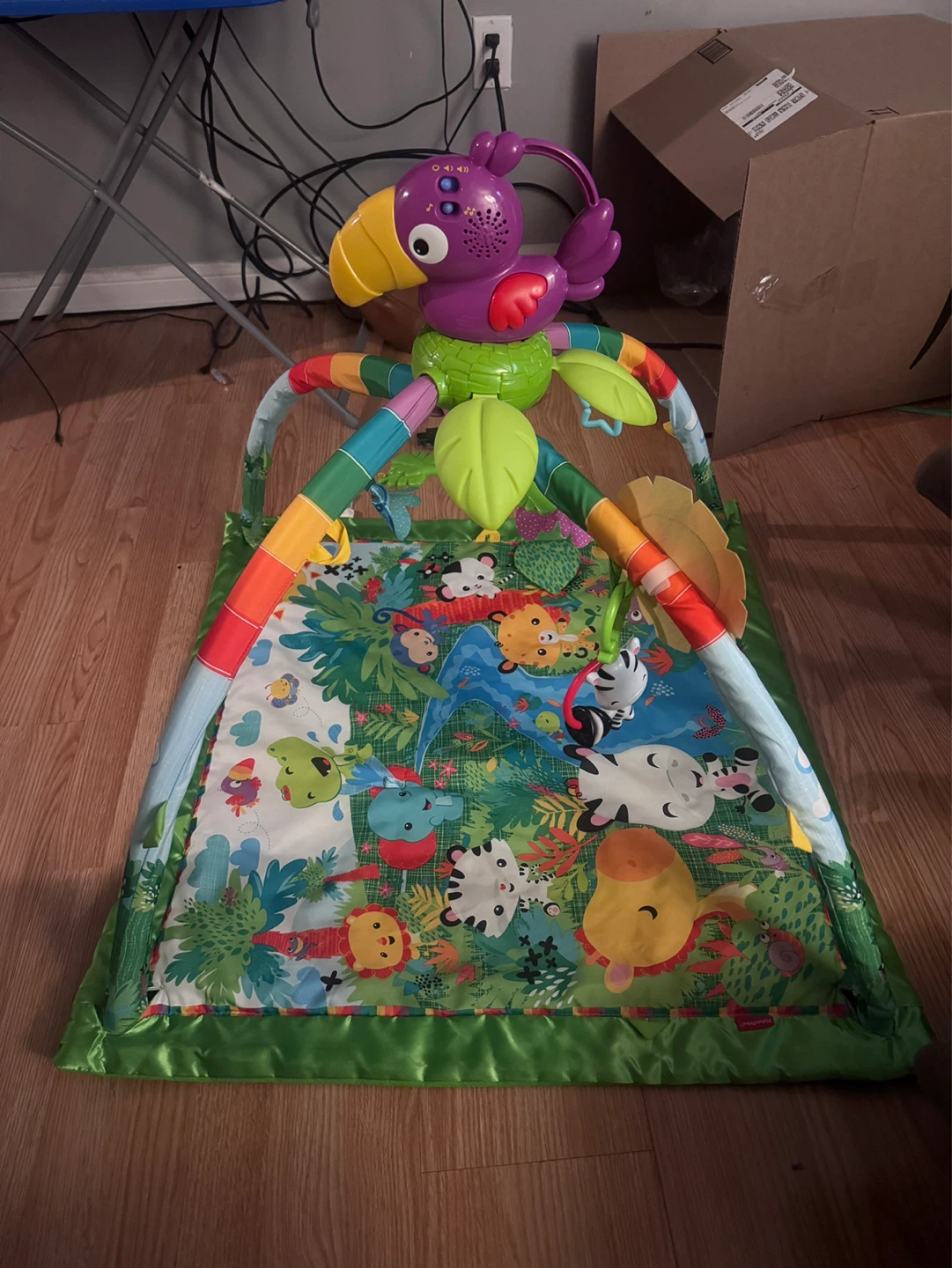 Fisher-Price Rainforest Music & Lights Deluxe Gym - photo 4