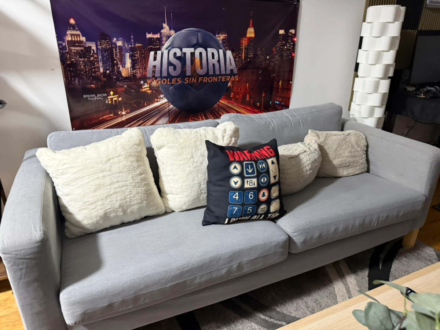 Grey IKEA Sofa - photo 3