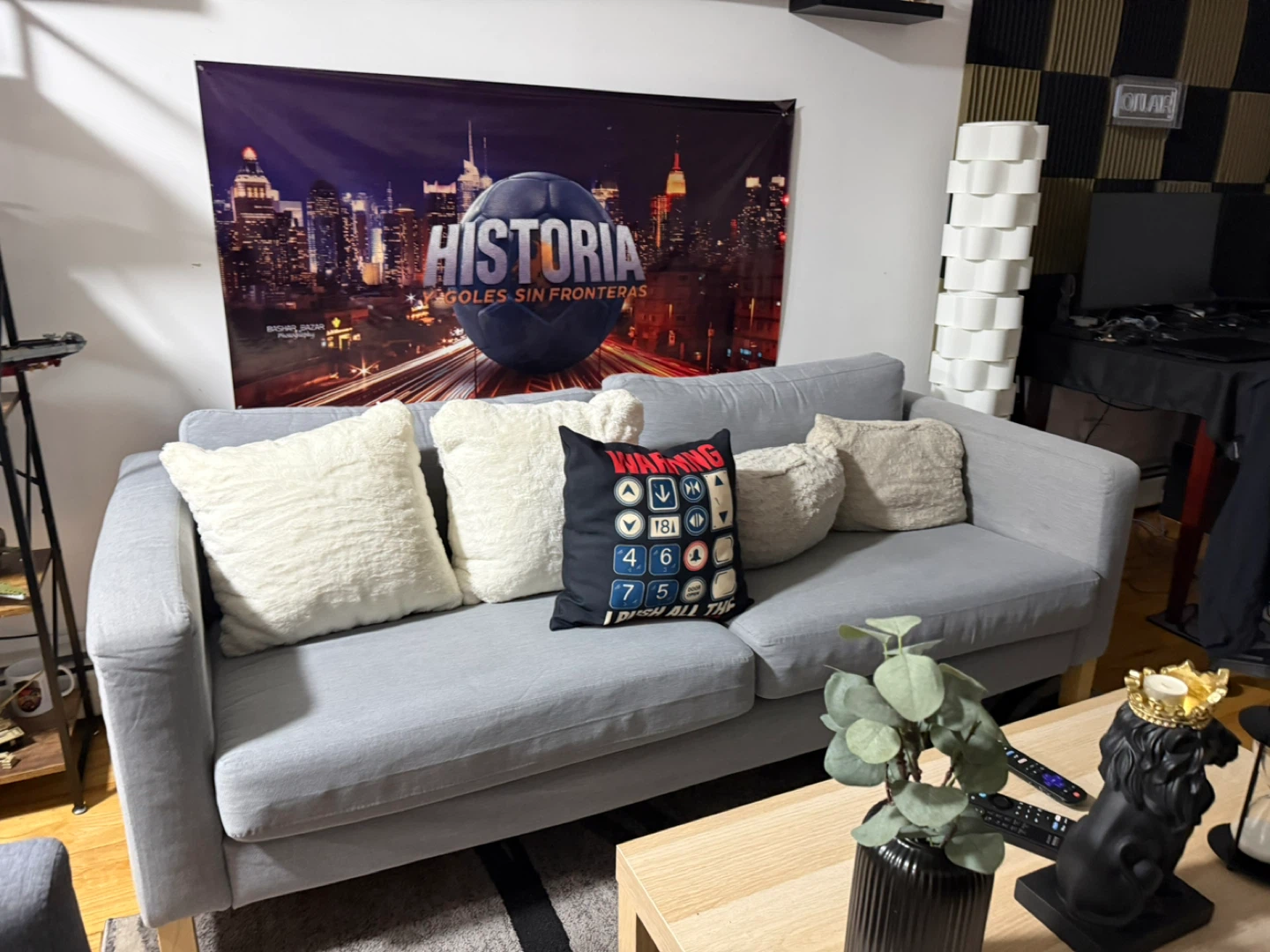 Grey IKEA Sofa