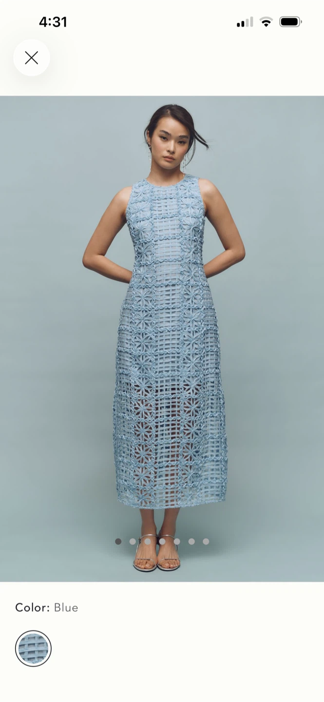 BNWT Anthopologie Endless Rose Midi Dress XXS (~xs) - photo 5