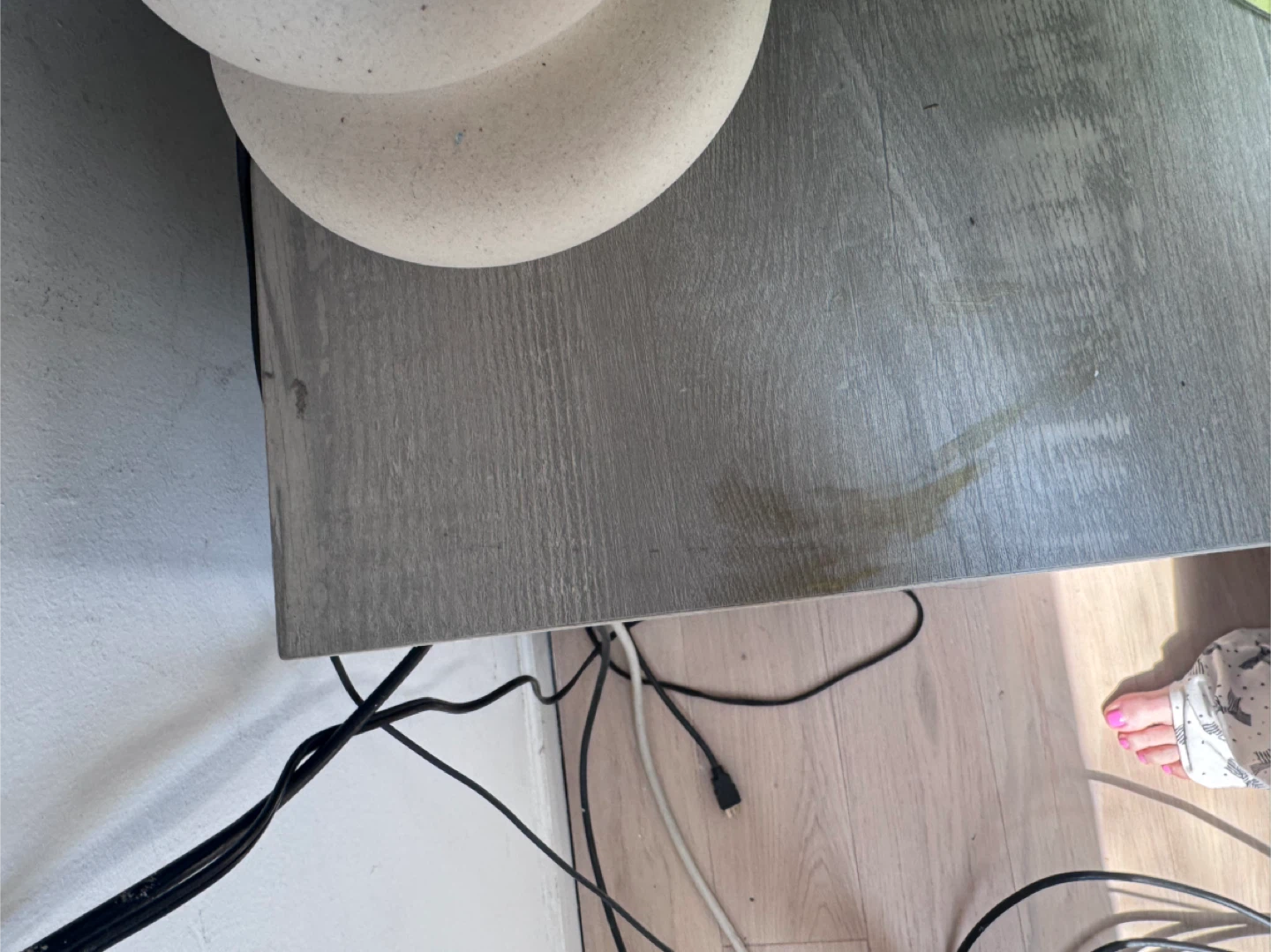 Farmhouse TV Stand - Light grey - photo 2