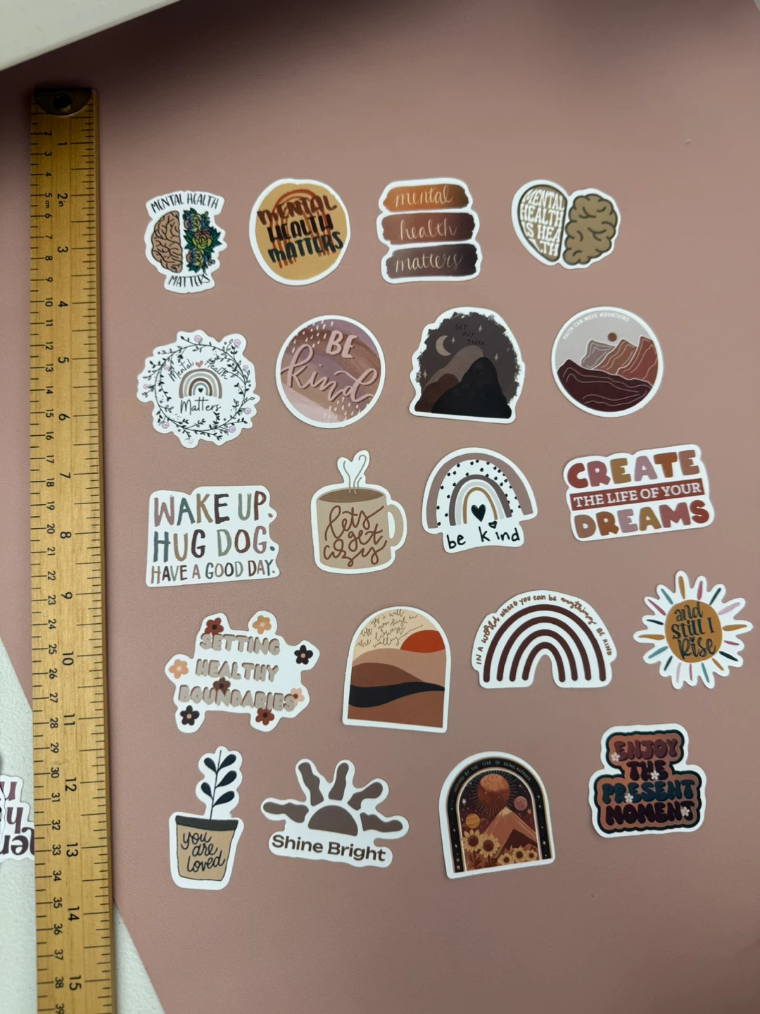 Mental Health Awareness Stickers - 5 pieces for $1 - photo 2