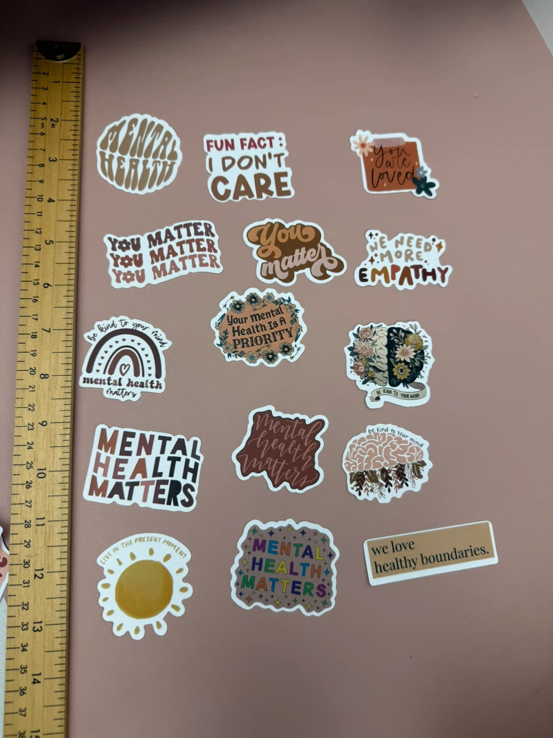 Mental Health Awareness Stickers - 5 pieces for $1