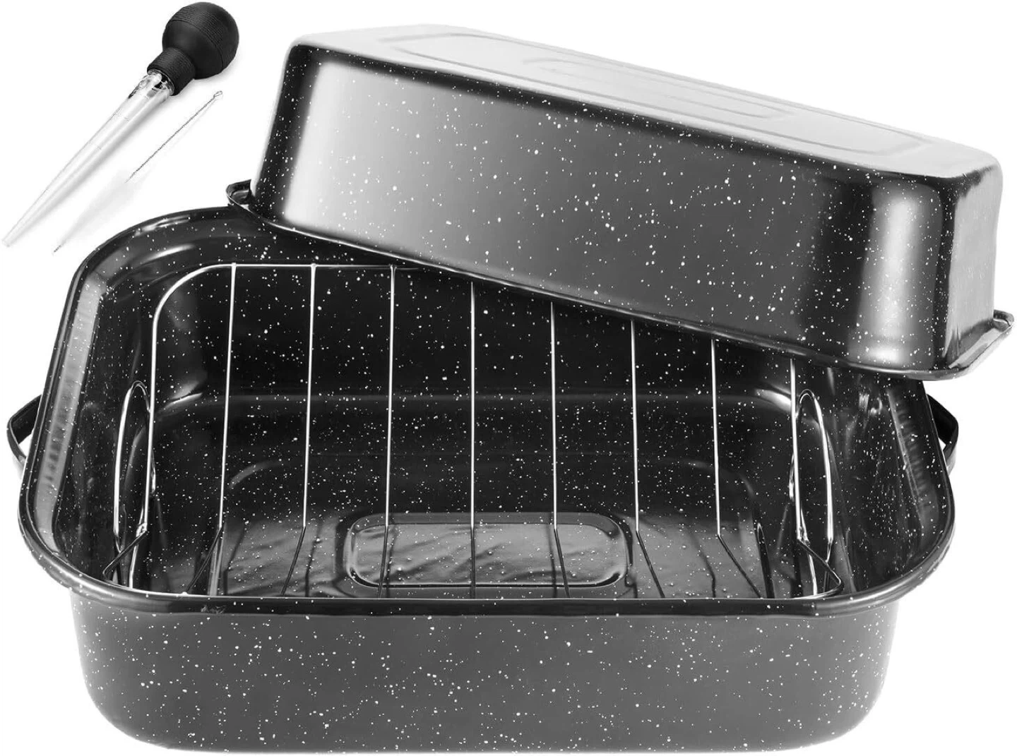 Brand New Sealed !! Large Size roasting pan with rack - photo 2