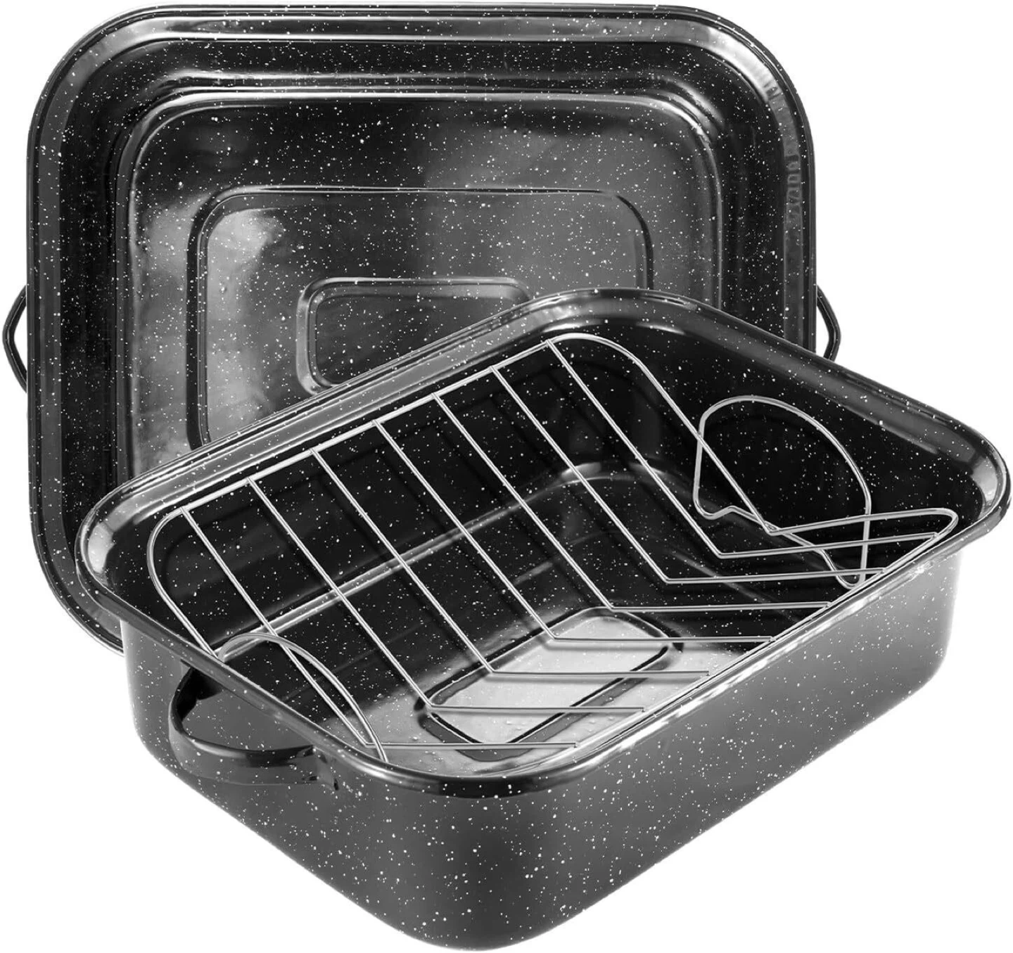 Brand New Sealed !! Large Size roasting pan with rack