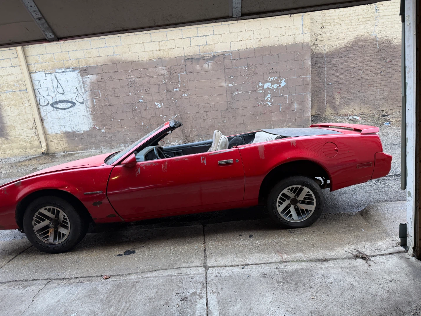 Red Convertible Sports Car