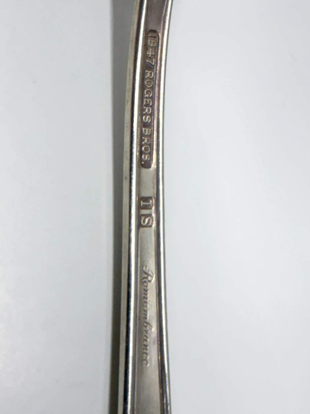 1847 Rogers Bros. Remembrance Silver Plated Pie Server - photo 2