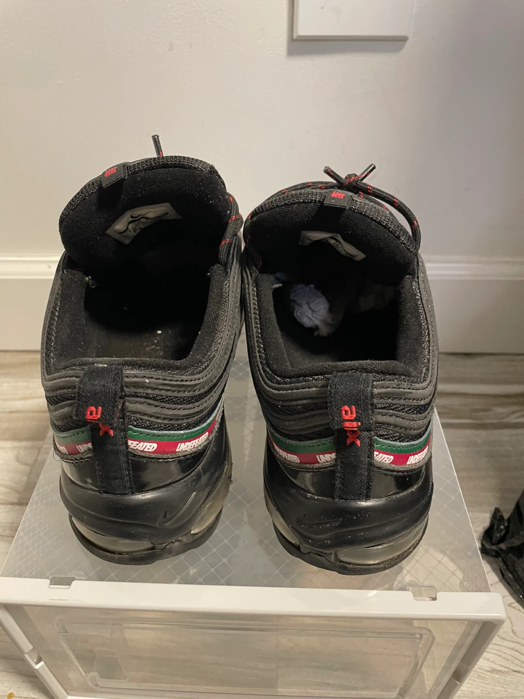 Nike Air Max 97 Undefeated Size 9 (Black) - photo 4