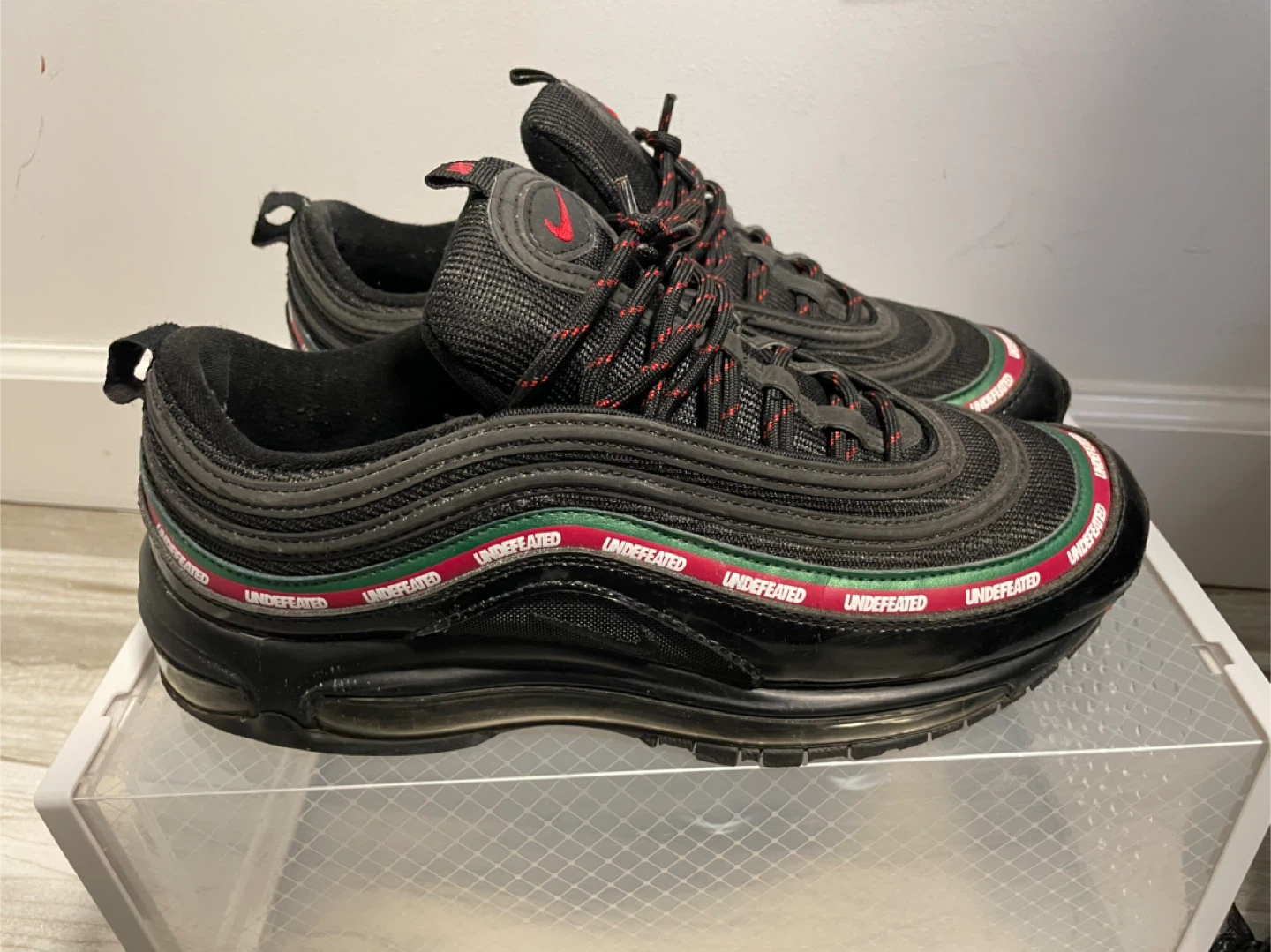 Nike Air Max 97 Undefeated Size 9 (Black) - photo 2