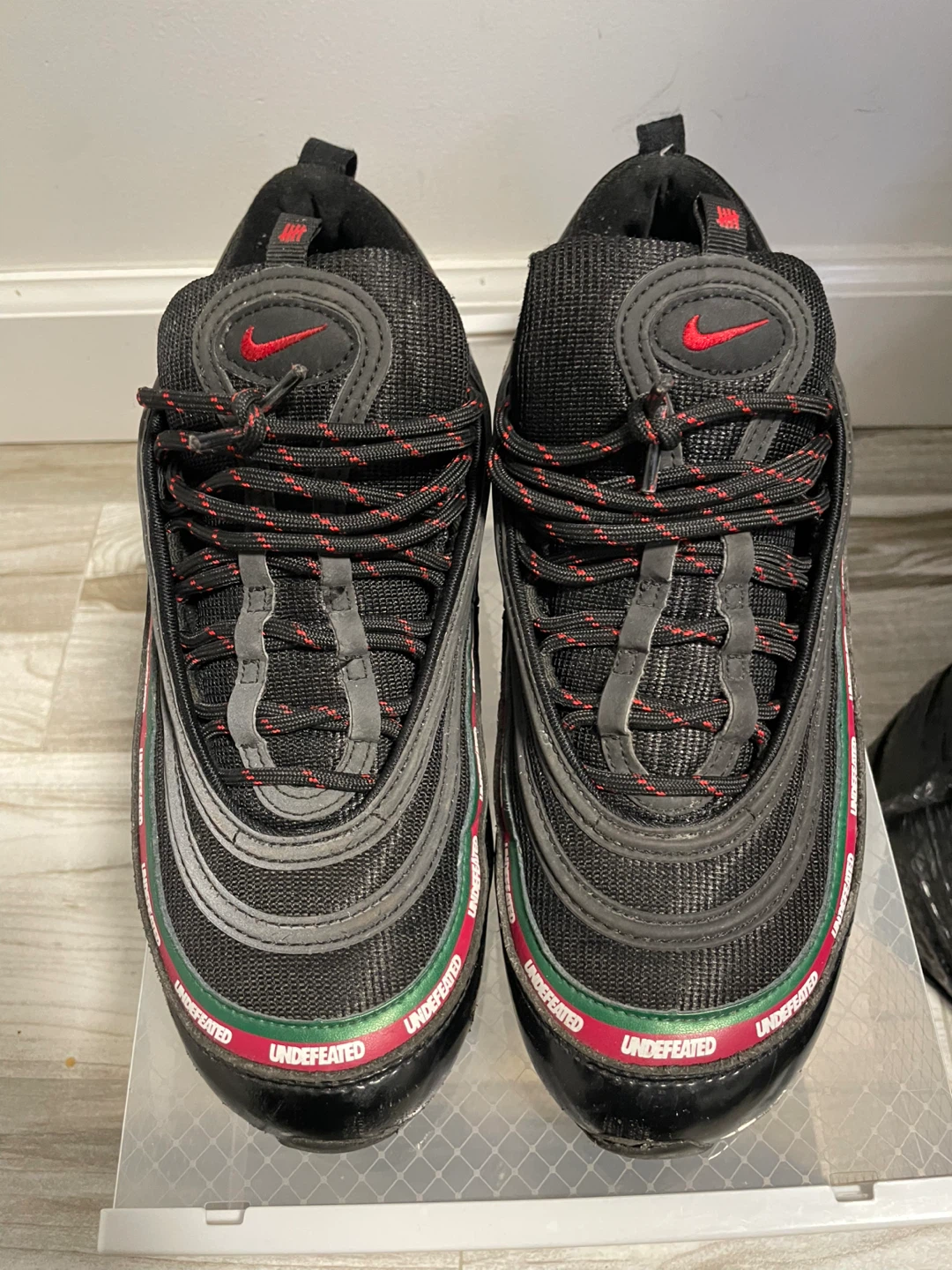 Nike Air Max 97 Undefeated Size 9 (Black) - photo 3