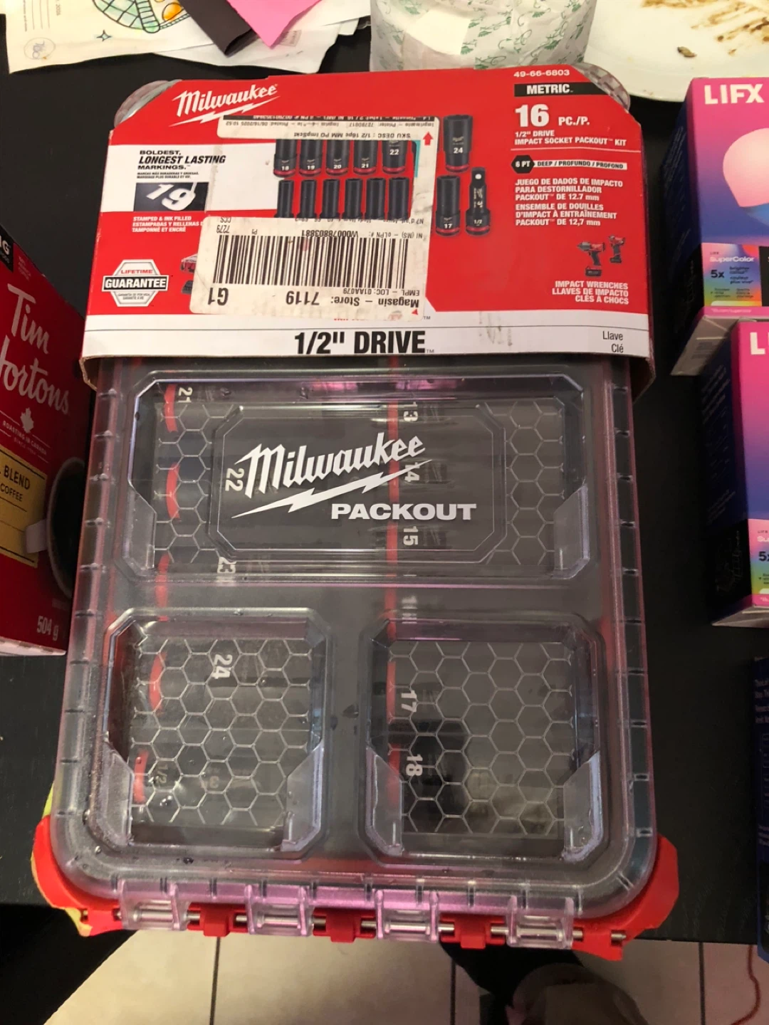 Milwaukee 16-Piece 1/2" Drive Impact Socket PACKOUT Kit
