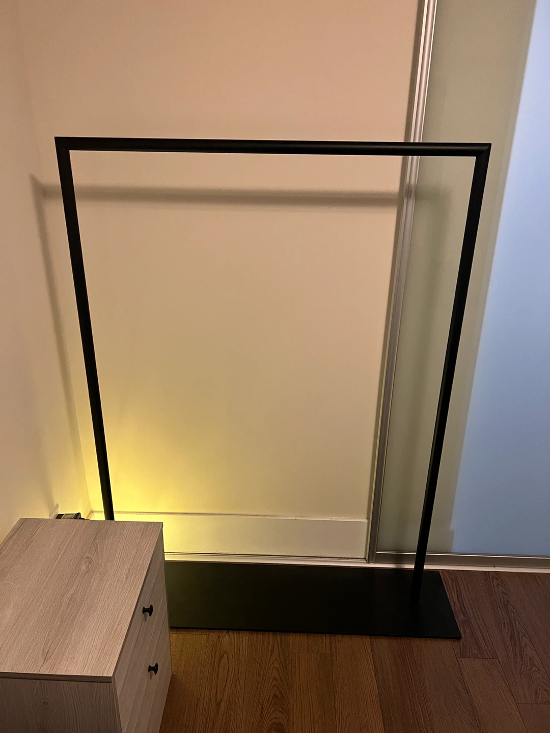 Black Metal Clothing Rack - photo 3