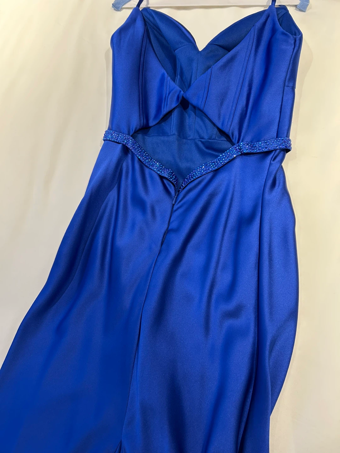 PROM! Royal Blue Beaded Formal Gown - photo 4