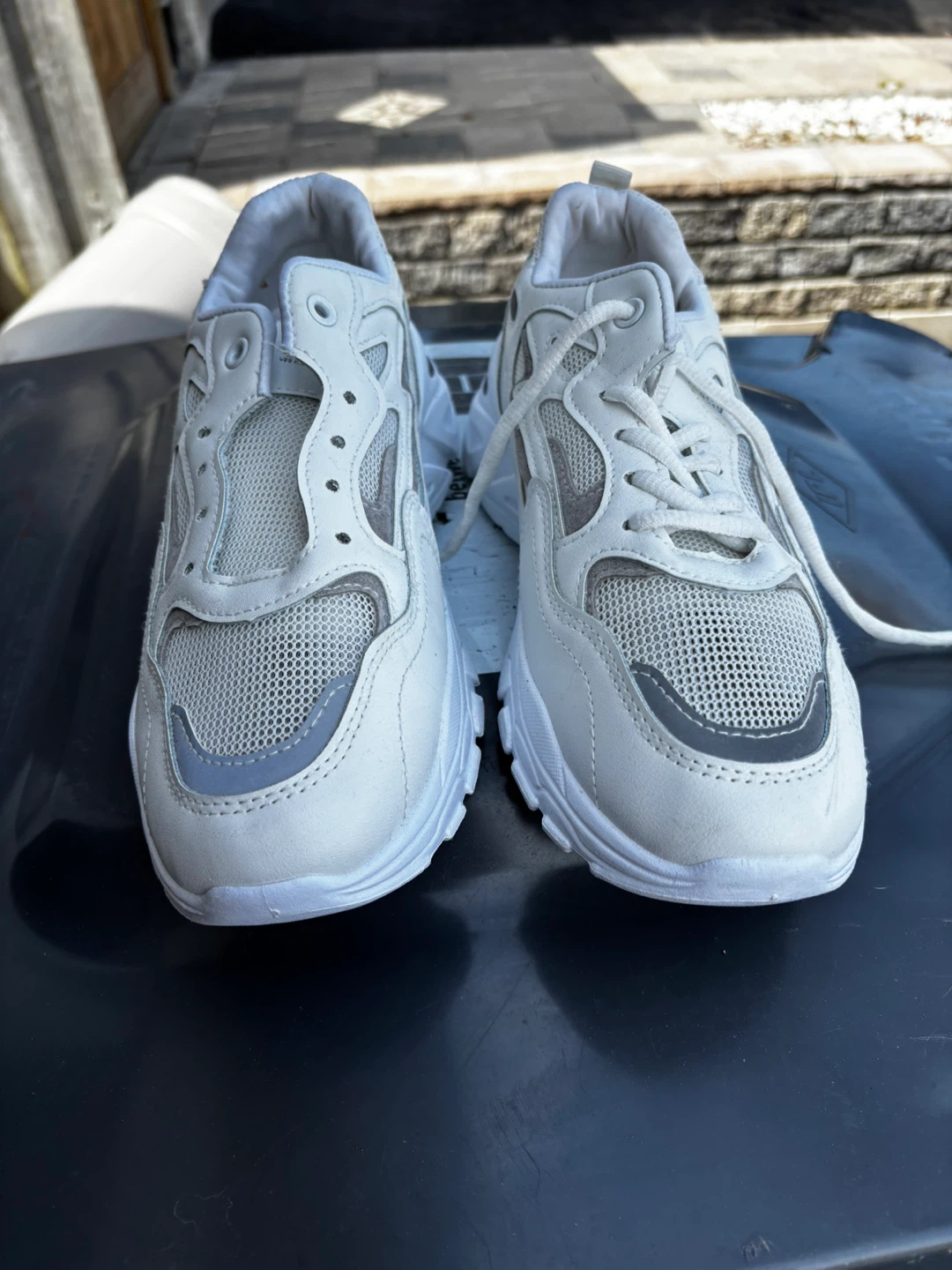 Y&B White Chunky Sneakers size 41 - photo 2