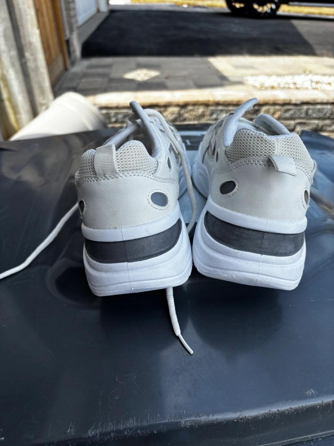 Y&B White Chunky Sneakers size 41 - photo 3