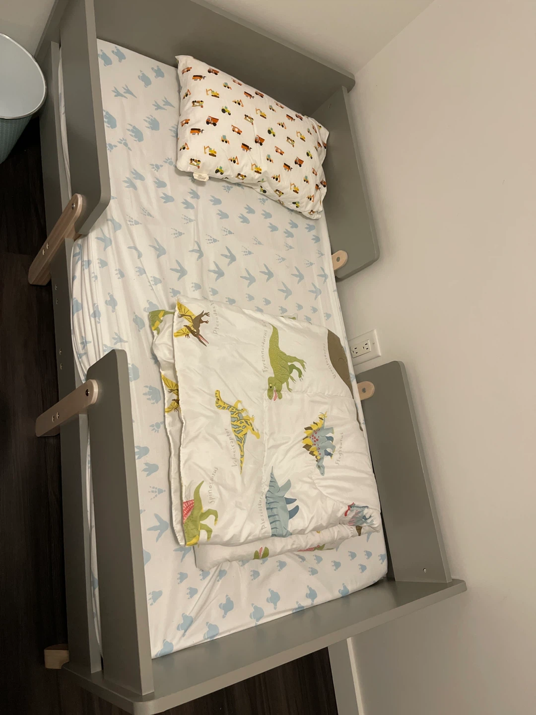Toddler Bed Frame with mattress