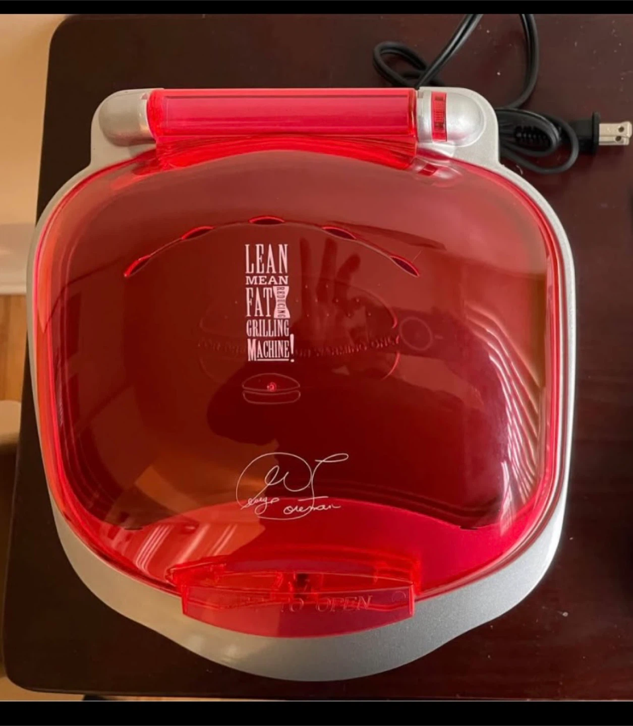 Lean Mean Fat Grilling Machine Electric Indoor Grill