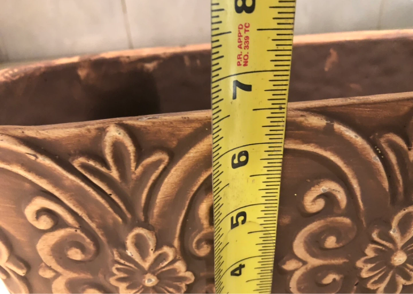 Brown Decorative Planter - photo 4