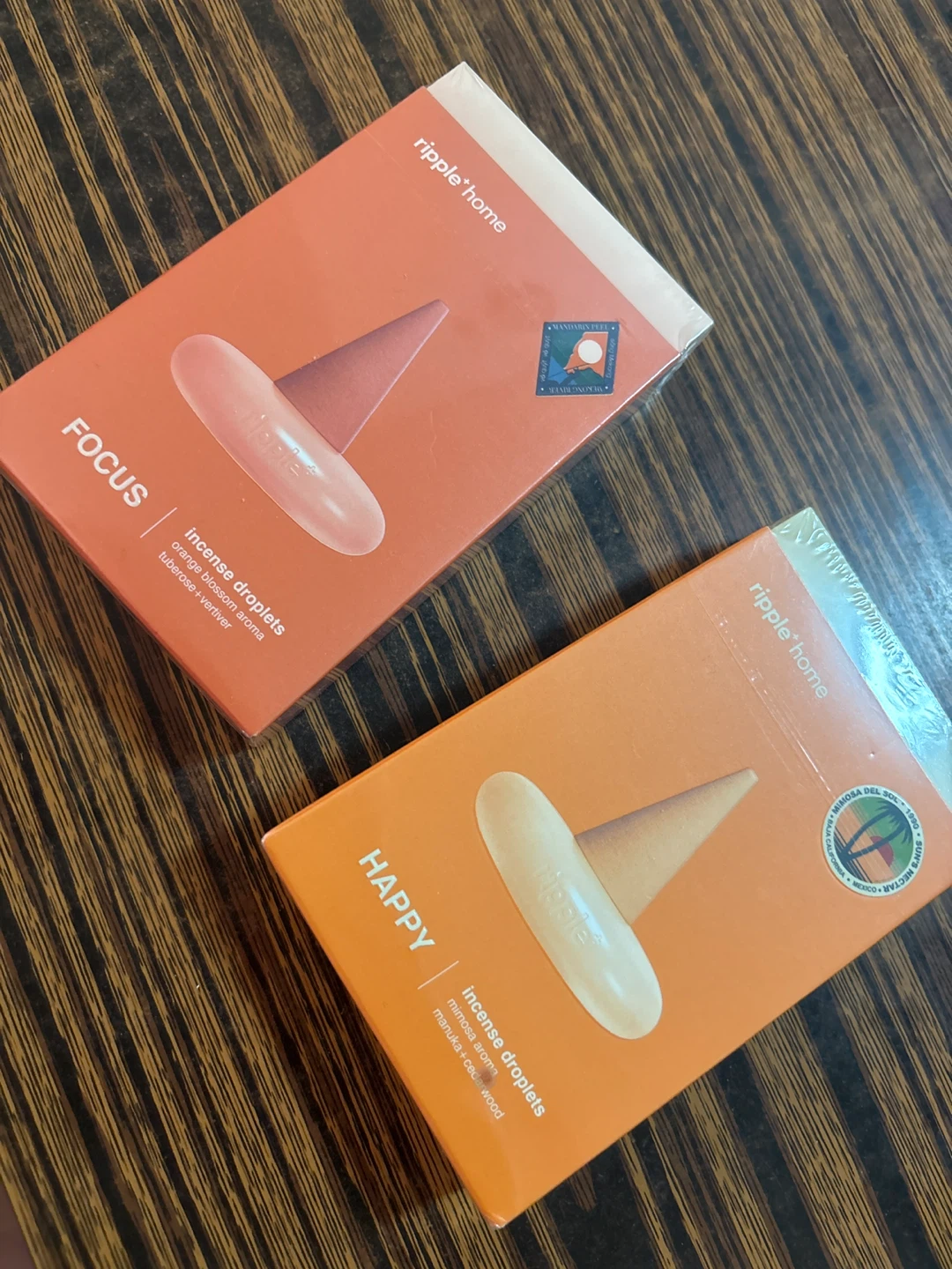 Ripple Home Incense Droplets - Focus & Happy Scents